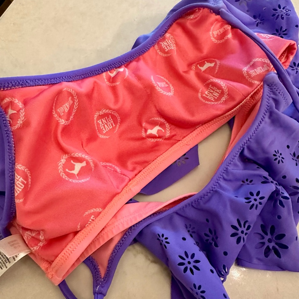 Victoria's Secret Purple and Pink Bikini - Picture 3 of 3